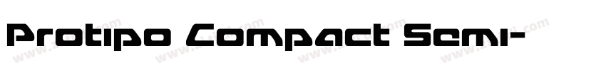 Protipo Compact Semi字体转换